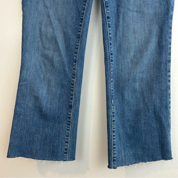 PAIGE Skyline Boot Cut Cropped Blue Denim Jeans Size 28 - Picture 7 of 9